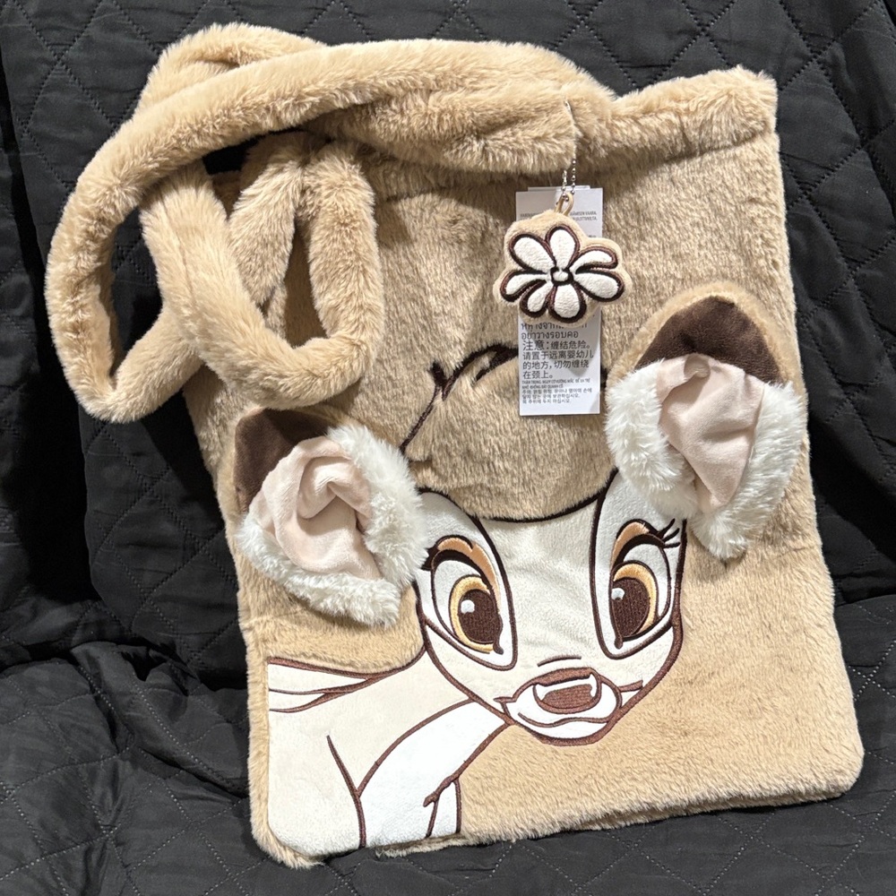 Bambi Fuzzy tote from Disney parks.